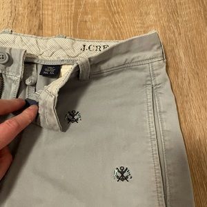 J. Crew gray anchor pants SO PREPPY
